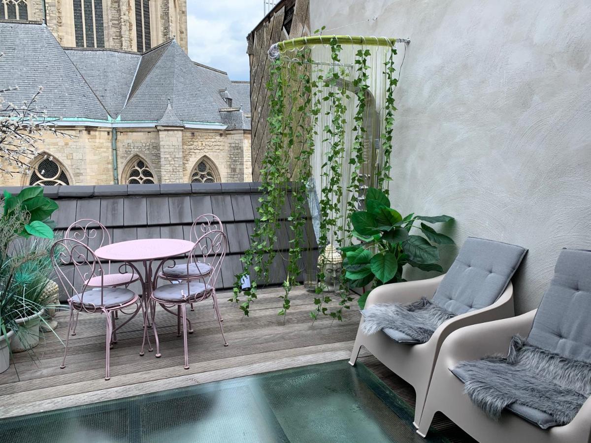 Apartamento Wellness Loft With Sauna, Jacuzzi, Roof Terrace & Amazing View Amberes Exterior foto