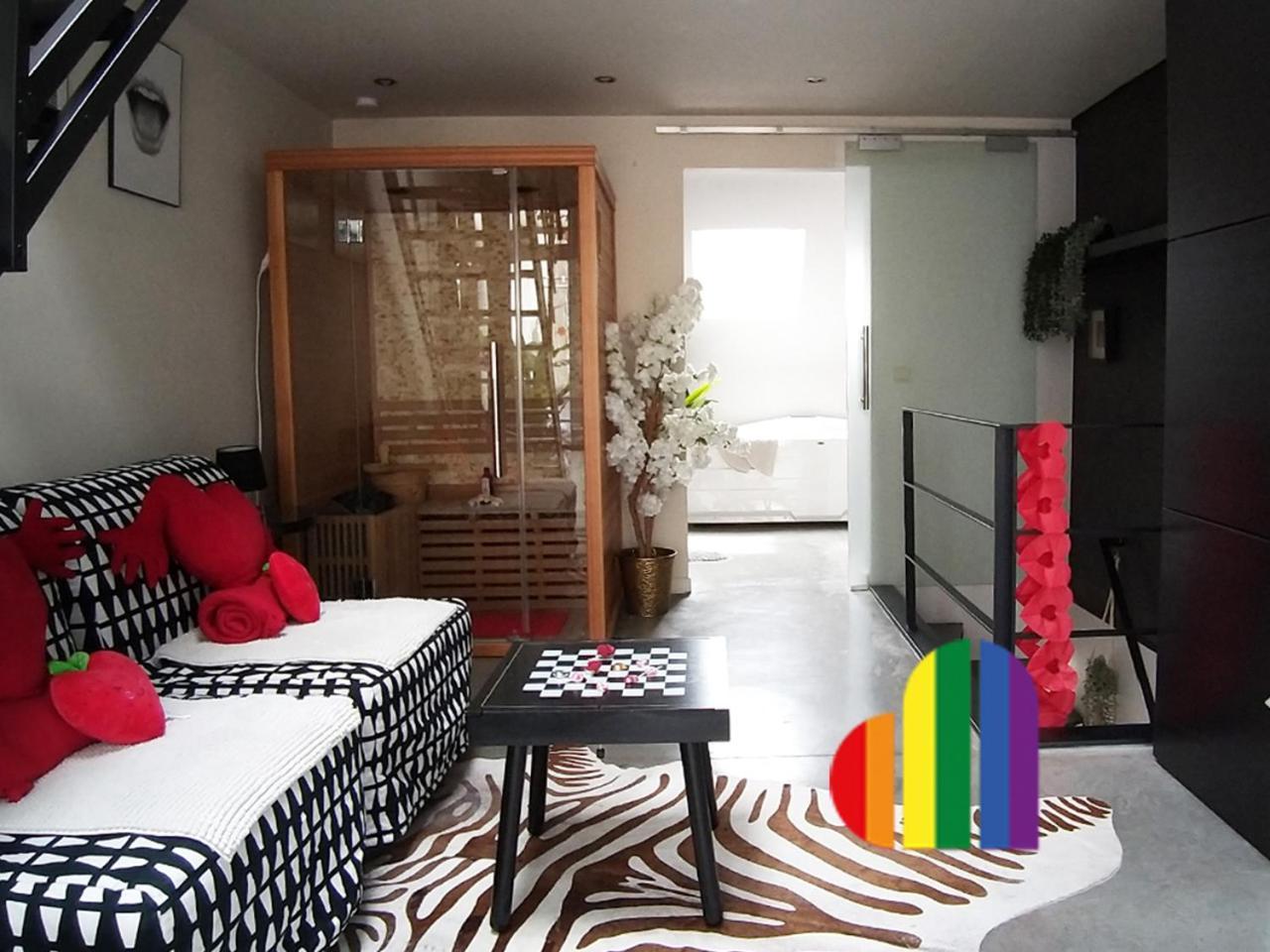 Apartamento Wellness Loft With Sauna, Jacuzzi, Roof Terrace & Amazing View Amberes Exterior foto
