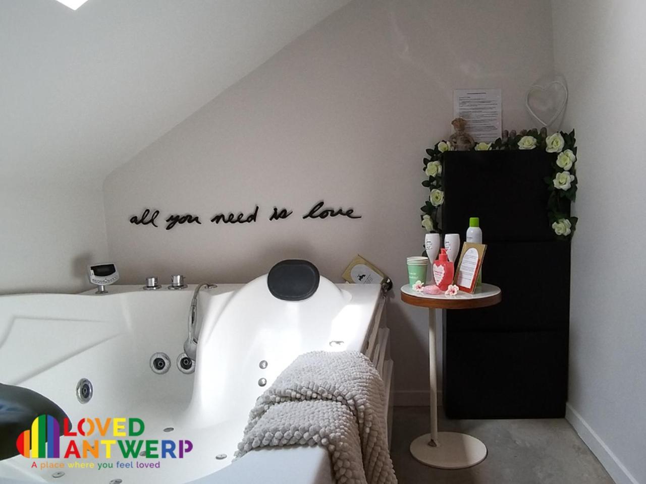 Apartamento Wellness Loft With Sauna, Jacuzzi, Roof Terrace & Amazing View Amberes Exterior foto
